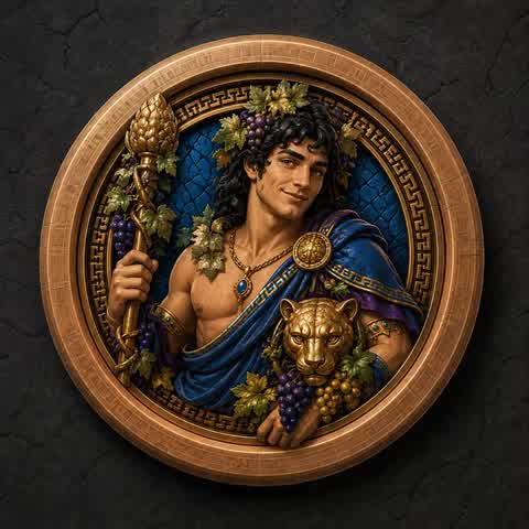 Dionysus animated art concept