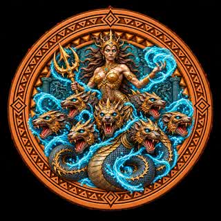 Mythic monster animated art concept